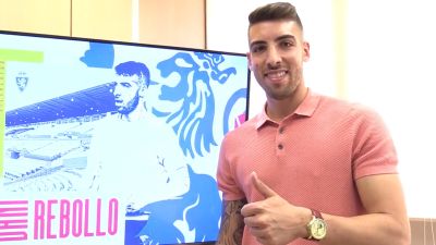 Dani Rebollo posa durante su presentación.