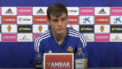 Francho Serrano en rueda de prensa.