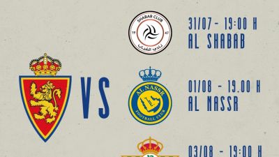 Estos son los amistosos que el Real Zaragoza disputará en su stage de Marbella.