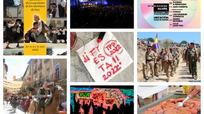 Varias fotografías que ilustran los eventos de la agenda aragonesa.