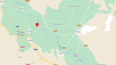El accidente se produjo en la carretera VP-5, que une la A-126 con Navarra. / Google Maps