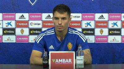 Lluís López durante la rueda de prensa