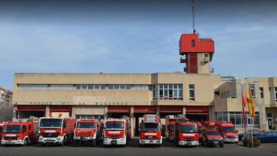 Parque de bomberos 1 de Zaragoza.