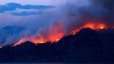 Imagen de archivo de un incendio forestal.
