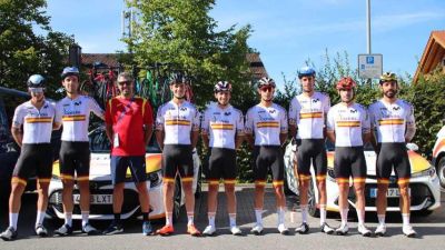 Aberasturi, noveno en el Europeo. Foto: Federación Española de Ciclismo