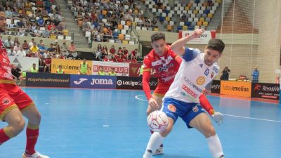 Ángel Claudino, en un partido de la pasada temporada.
