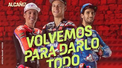 Cartel del Gran Premio de Aragón.
