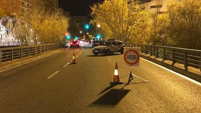 Dispositivo de control de alcohol y drogas de la Policía Local de Zaragoza./ EP.