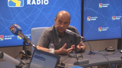 Daniel Alastuey, como secretario de UGT Aragón, ha reivindicado una subida de salarios moderada. / Aragón Radio