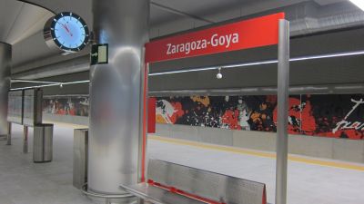 Foto de archivo de la estación de cercanías de Goya, en Zaragoza. / Europa Press