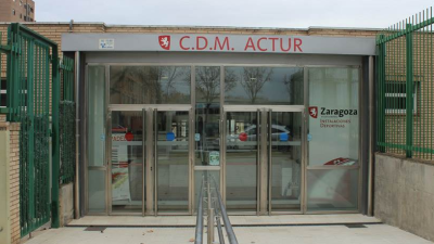 Imagen de la entrada al CDM Actur. / Ayuntamiento de Zaragoza