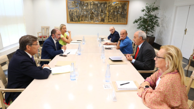 Reunión con los agentes sociales. / Gobierno de Aragón.