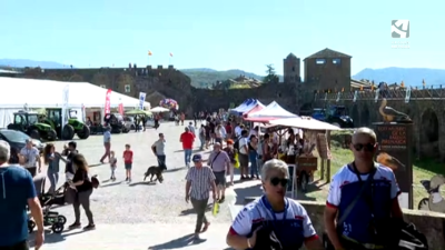 Expoferia de Sobrarbe celebrada en Aínsa ( Huesca).