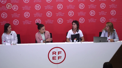 Imagen de la rueda de prensa que ha tenido lugar esta mañana.