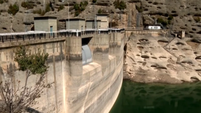 Foto de archivo del embalse de Vadiello que tiene tres hectómetros cúbicos de agua almacenada.