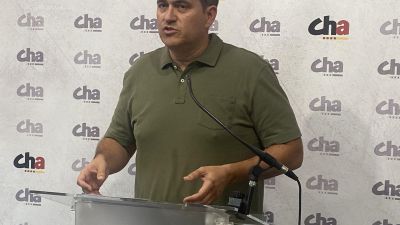El presidente de CHA, Joaquín Palacín. / Europa Press.