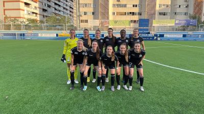 Formación inicial del Zaragoza CFF. Foto: Zaragoza CFF