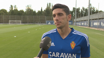 Fran Gámez atiende a Aragón Deporte.