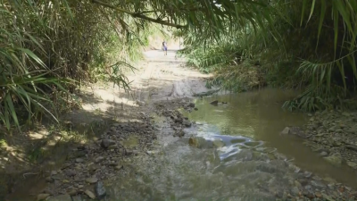 Camino del término municipal de Benissa en el que se quedó atrapado el vehículo. / EFE