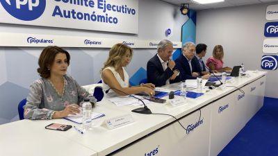 La Ejecutiva del PP Aragón se ha reunido en la sede autonómica. / Europa Press.