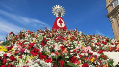 Ofrenda a la Virgen del Pilar del año 2019./ Europa Press.