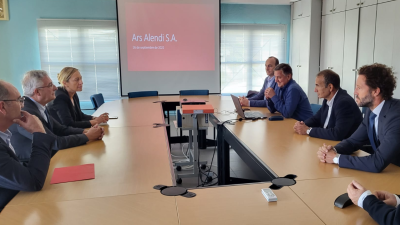 Visita a los silos de Alendi en Zuera y sus instalaciones en Almudévar. / Gobierno de Aragón