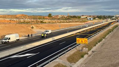 El tramo de la A-68 entre Gallur y Mallén se abre este jueves al tráfico.