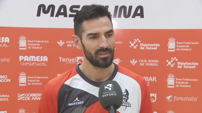 Maxi Torcello en la previa del partido