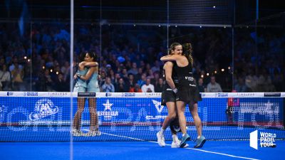 Imagen del partido de semifinales del Amsterdam Padel Open