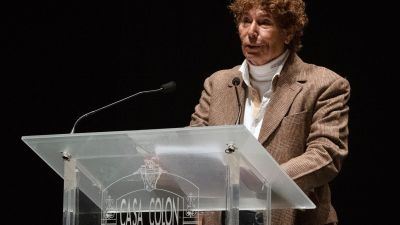 Jesús Quintero en la recogida del premio 'Uva de la comunicación" en diciembre de 2020. / EFE