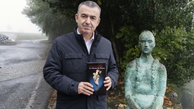 Lorenzo Silva presenta 'La llama de Focea'./ Carlos Ruiz