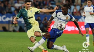 Jair durante el encuentro ante el Eibar.