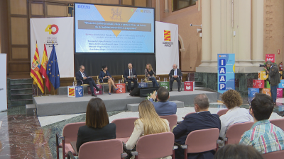 Jornada 'El futuro de Aragón tras 40 años de autogobierno' en el Edificio Pignatelli.