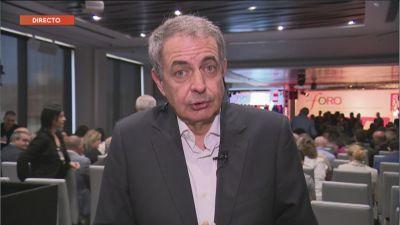 Expresidente del Gobierno José Luis Rodríguez Zapatero, este miércoles en Somos Litera.