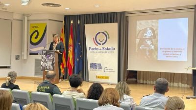 La delegada del Gobierno de España en Aragón, Rosa Serrano, este miércoles. / Delegación del Gobierno en Aragón