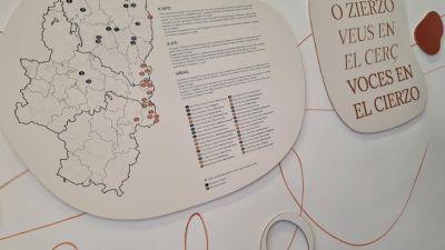 La exposición Vozes en o zierzo/Veus en el cerç/Voces en el cierzo es una de las actividades beneficiadas. / Gobierno de Aragón.