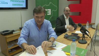 Tomás Guitarte y Joaquín Egea, de Teruel Existe.
