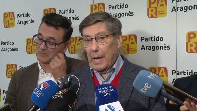 Arturo Aliaga, presidente del PAR, este lunes.
