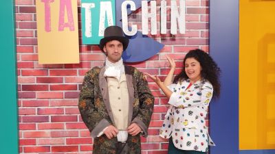 Los presentadores de Tatachín en el plató del programa. / CARTV