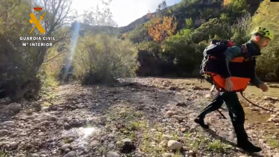 Lugar donde ha tenido lugar el desvanecimiento del senderista. / Guardia Civil.