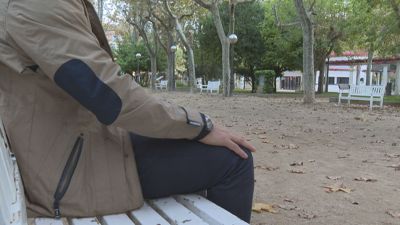 Uno de los participantes en el programa de reeducación de maltratadores de la cárcel de Zuera.