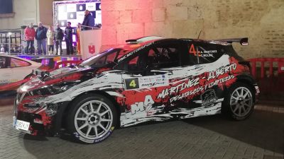 Imagen del coche de Alberto Martínez y Carmelo Moliné.