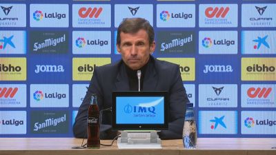 Rueda de prensa de 'Cuco' Ziganda. Foto: Aragón Deporte