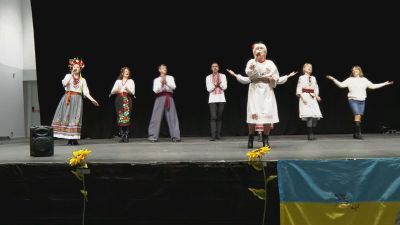 Gala solidaria por Ucrania en Zaragoza.