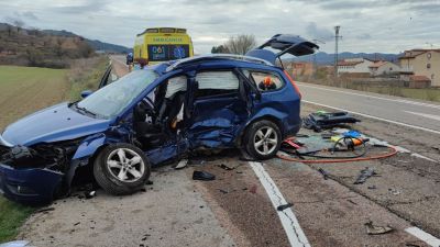 El suceso ha ocurrido en el kilómetro 209,800 de la N-234, en Báguena (Teruel).