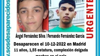 Los dos primos desaparecidos el pasado 10 de diciembre en Carabanchel.