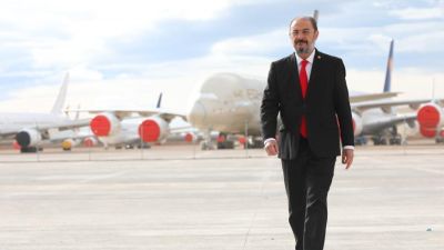 El presidente aragonés, Javier Lambán, en un momento de su mensaje de fin de año. | Gobierno de Aragón