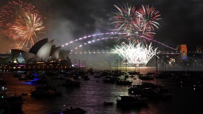 Celebración de Año Nuevo en Australia. / EFE.