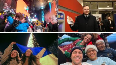 Celebraciones de Nochevieja en distintas partes del mundo.