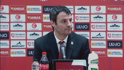 Carlos Cantero durante su comparecencia de este domingo.